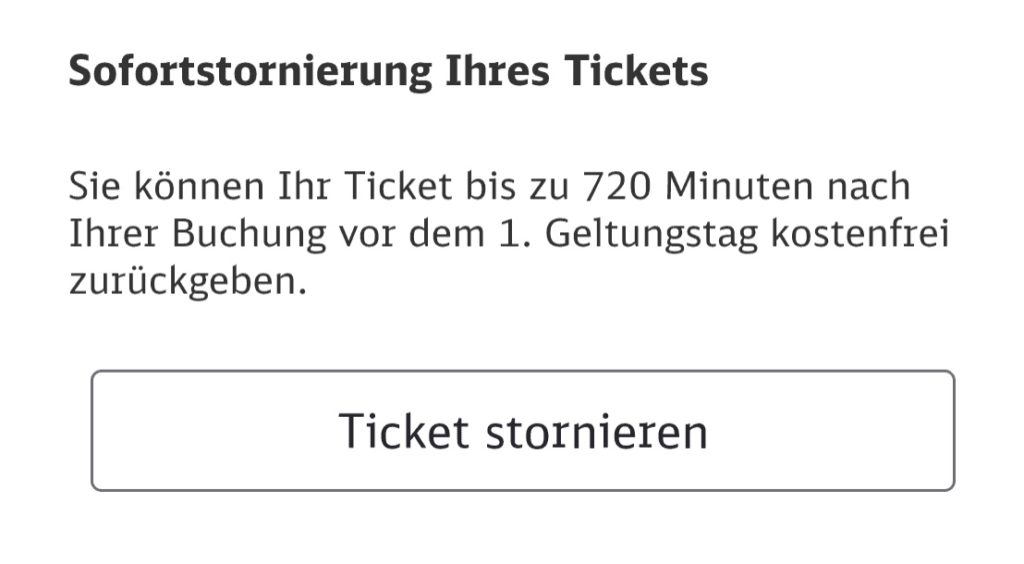 So stornieren Sie kostenlos ein Bahnticket Business