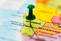 Namibia Karte Foto: iStock/RapidEye