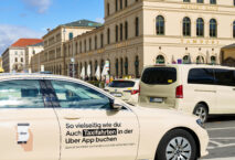 In ganz Deutschland sind Taxifahrten über die Uber-App buchbar. Foto: Uber