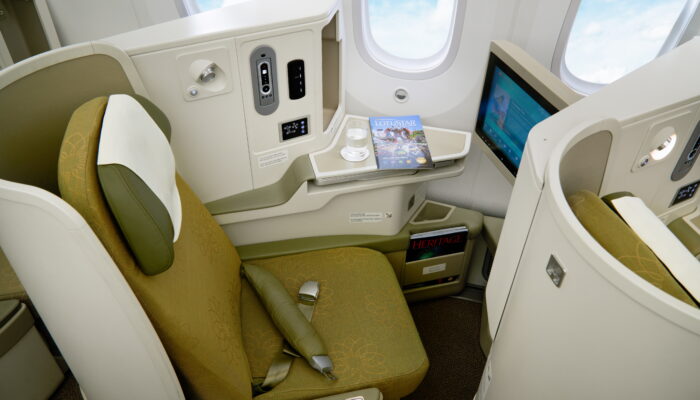 Die Business Class von Vietnam Airlines. Foto: Vietnam Airlines