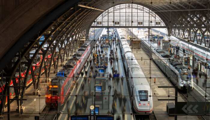 Der Leipziger Hauptbahnhof ist unter den zehn besten Bahnhöfen Europas. Foto: Deutsche Bahn AG / Max Lautenschläger